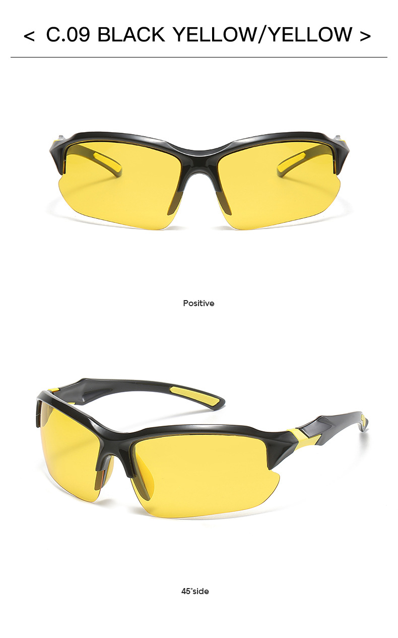 Sports Geometric Ac Square Full Frame Sports Sunglasses display picture 19