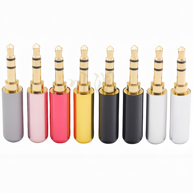 Audio 3.5 Plug Stereo Headset Plug 3.5mm Plug AUX Car Mobile Phone Three Solder Joint Solder Sheet