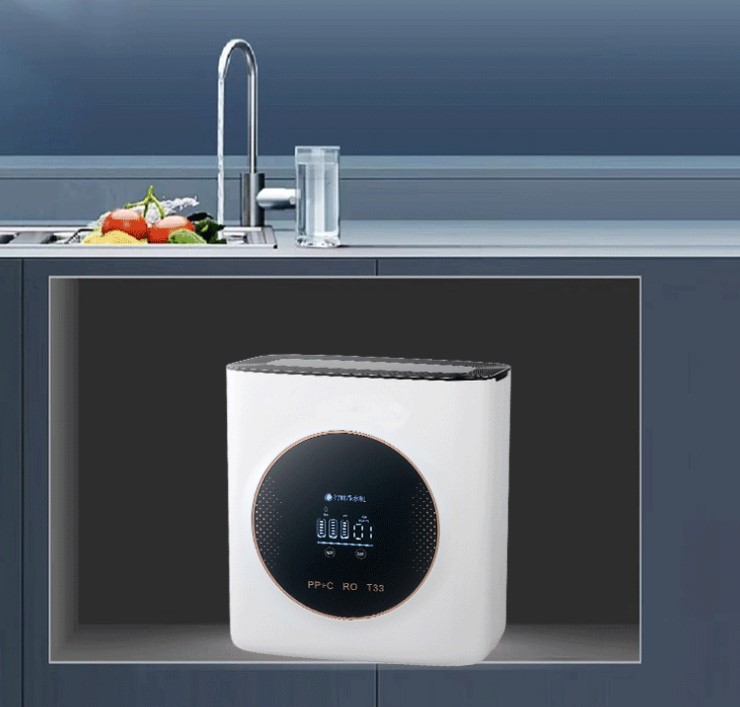 Nuevo 2022 ósmosis inversa máquina de agua pura gran volumen no barril purificador de agua del hogar purificador de agua 600g cocina purificación de agua