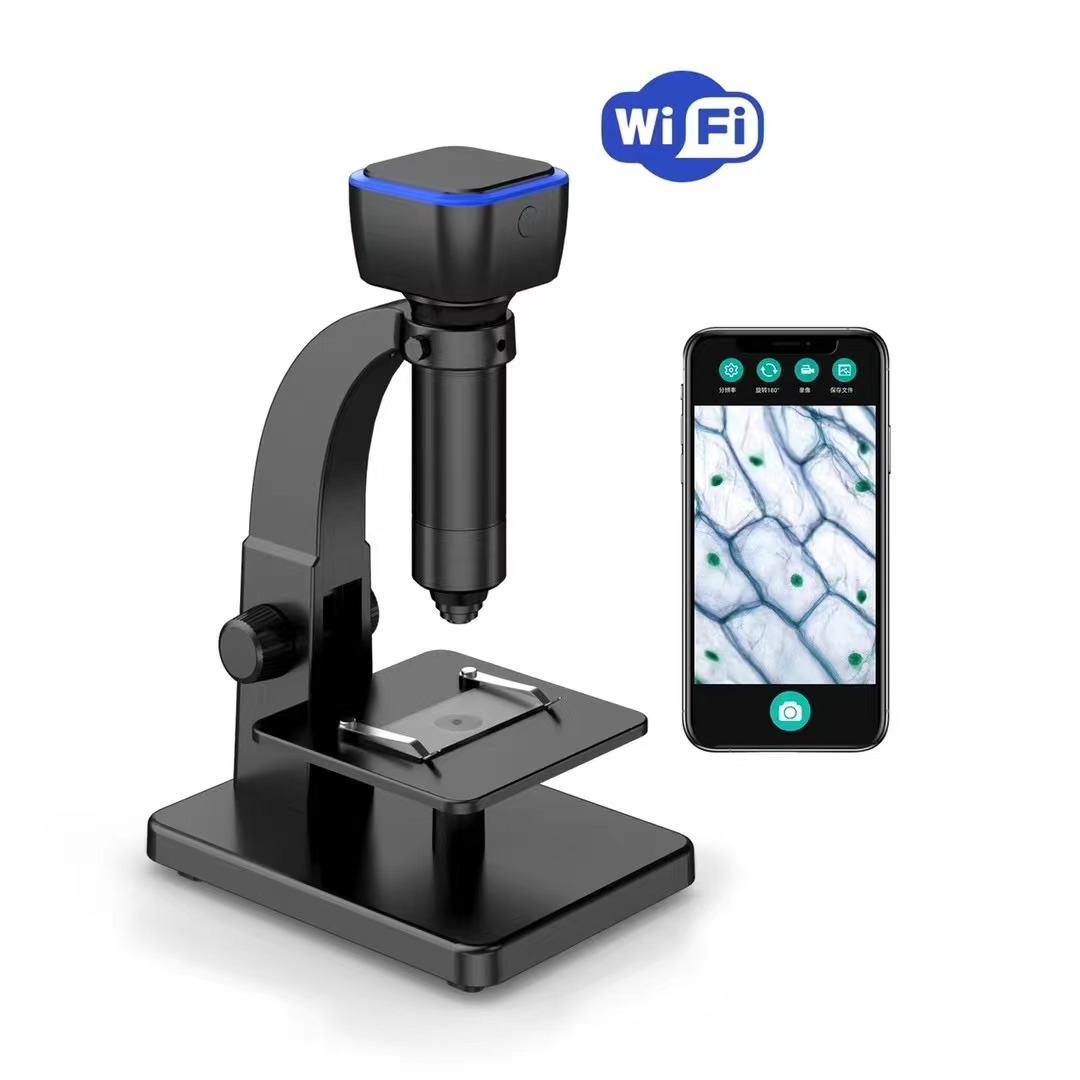 315wifi 2000X双镜头高倍生物显微镜 USB/WiFi手机螨虫数码显微镜