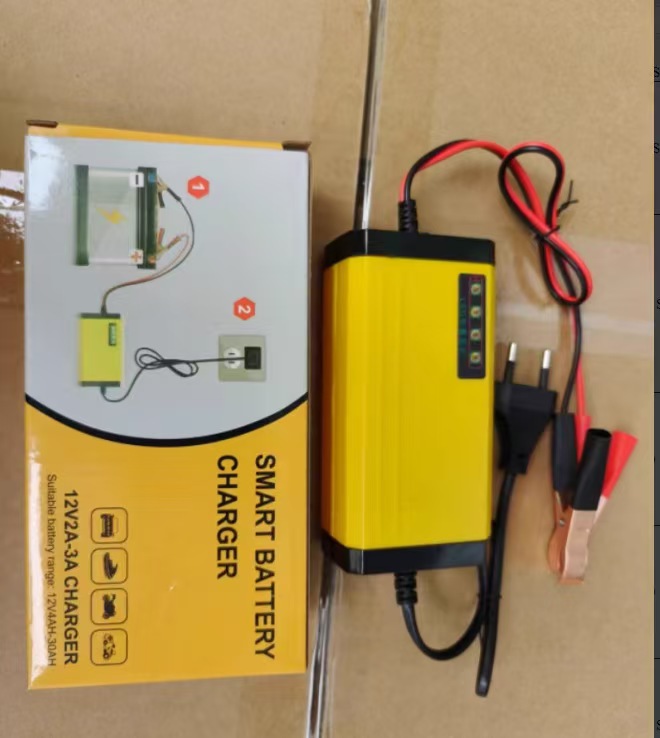 Cargador de 12V Cargador de motocicleta de coche Reparación inteligente Cargador de batería de plomo-ácido
