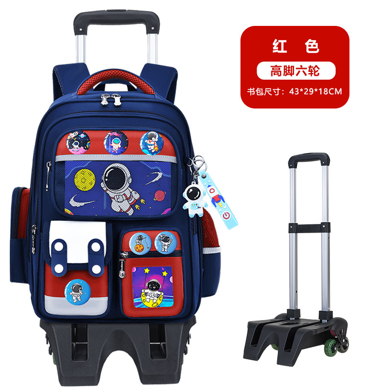 2026 nueva mochila escolar de tirón para estudiantes de primaria 23456 grados mochila de hombro