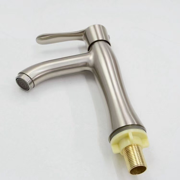 Brushed basin faucet, single cold water, bathroom washbasin faucet, manufacturer wholesale direct sales Brushed basin faucet, single cold water, bathroom washbasin faucet, manufacturer wholesale direct sales