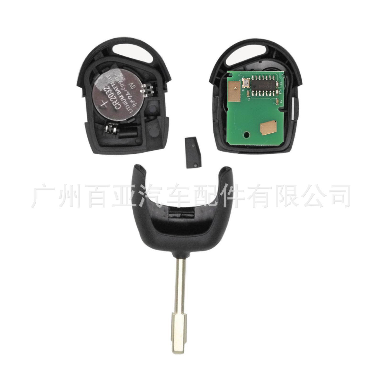 Suitable for 3-key Ford straight Board remote control car key ID60/ID63 chip 315/433MHz