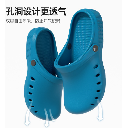 Lidaoni Surgical Slippers for Men and Women - 2025 New Arrival, Wearable Outside, Slip-Resistant EVA with Arch Support, Hole-to-Hole Shoes for Summer