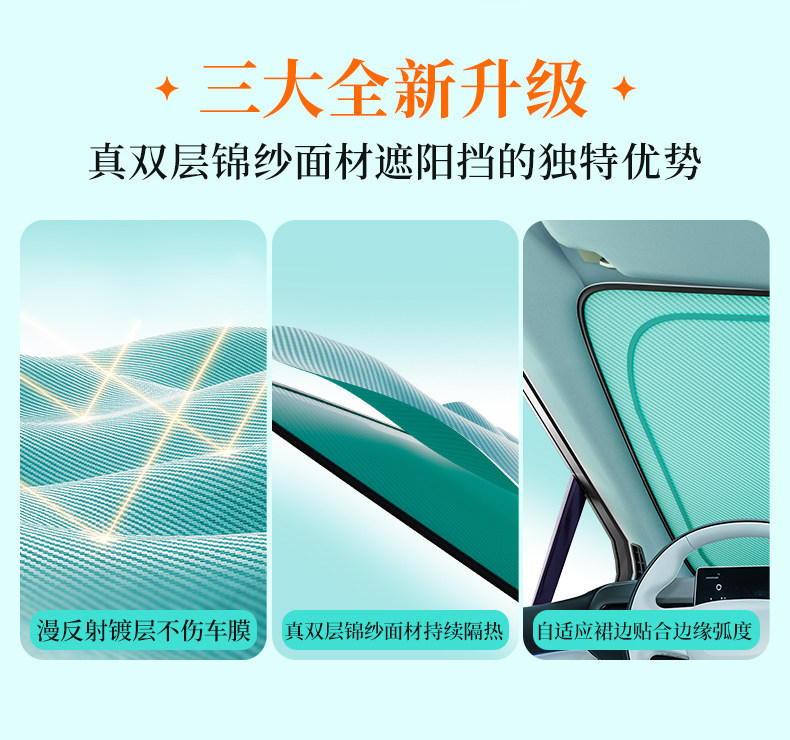 Car sunshade, heat insulation, windshield sun visor, thickened foldable sunshade, blackout sunshade, sun umbrella