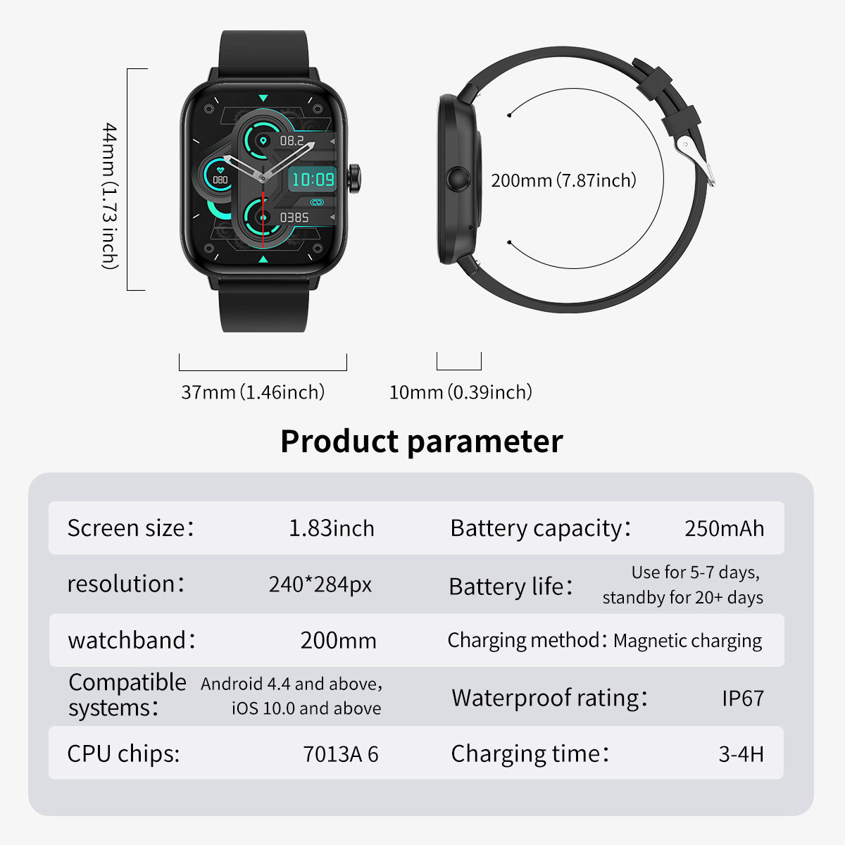 New G42 smartwatch Bluetooth Talk HRV function Blood glucose undefined