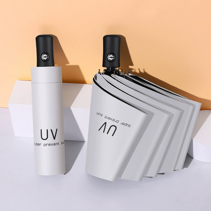 Automatic umbrella solar-powered, increased thickness, sun protection, UV protection