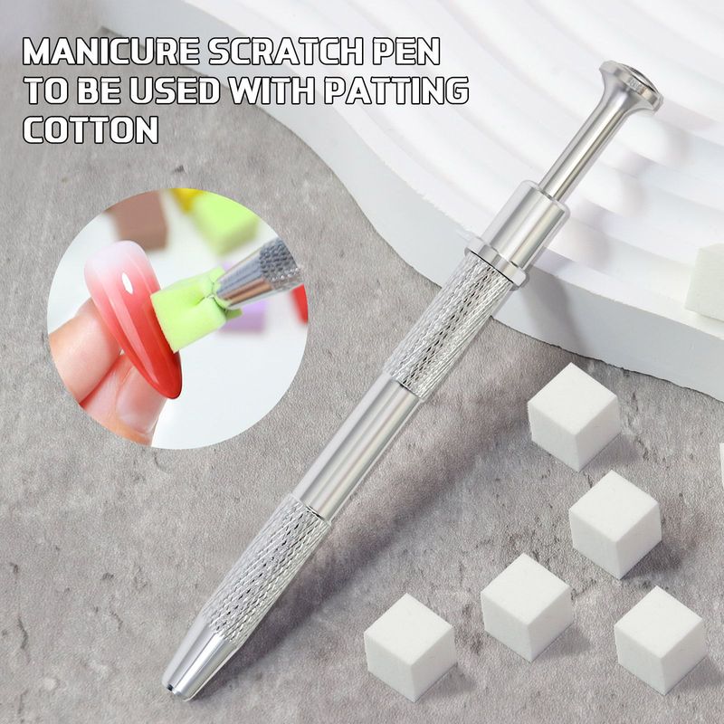 ネイルアートシリコーンスタンプ電気メッキ二層透明スタンプパット接着剤 DIY 印刷ツールスタンプ卸売|undefined