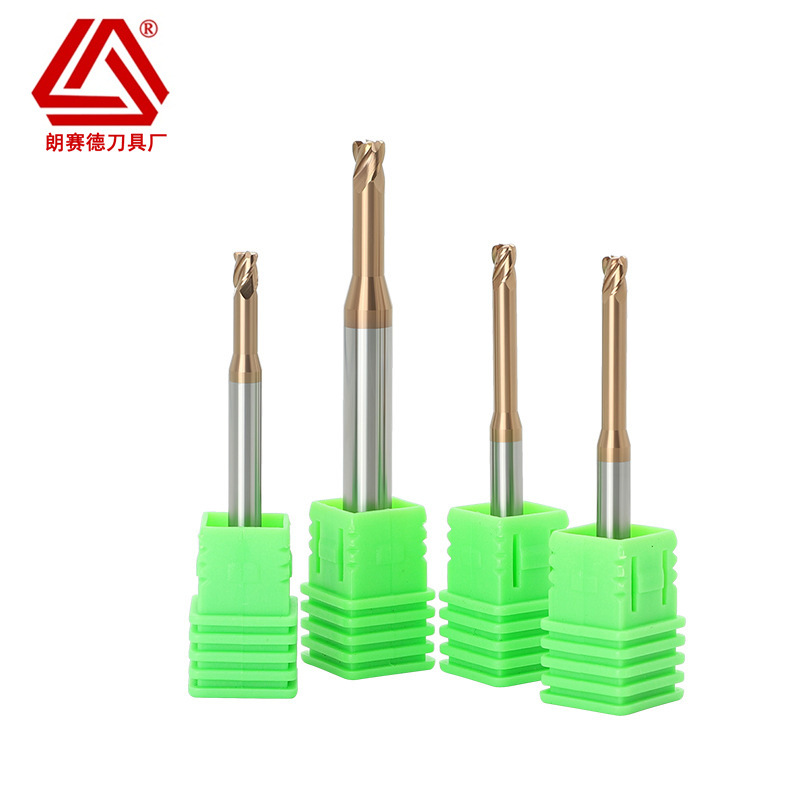 铝合金用深沟钨钢合金圆鼻刀55°立铣刀涂层钢用CNC数控