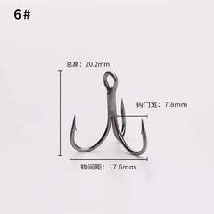 Triple-reinforced alloy steel hook, three models, all types