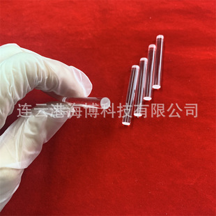 High Transmittance Polished High Purity Quartz Glass Optical Light Guide Rod Transparent Quartz Glass Round Rod