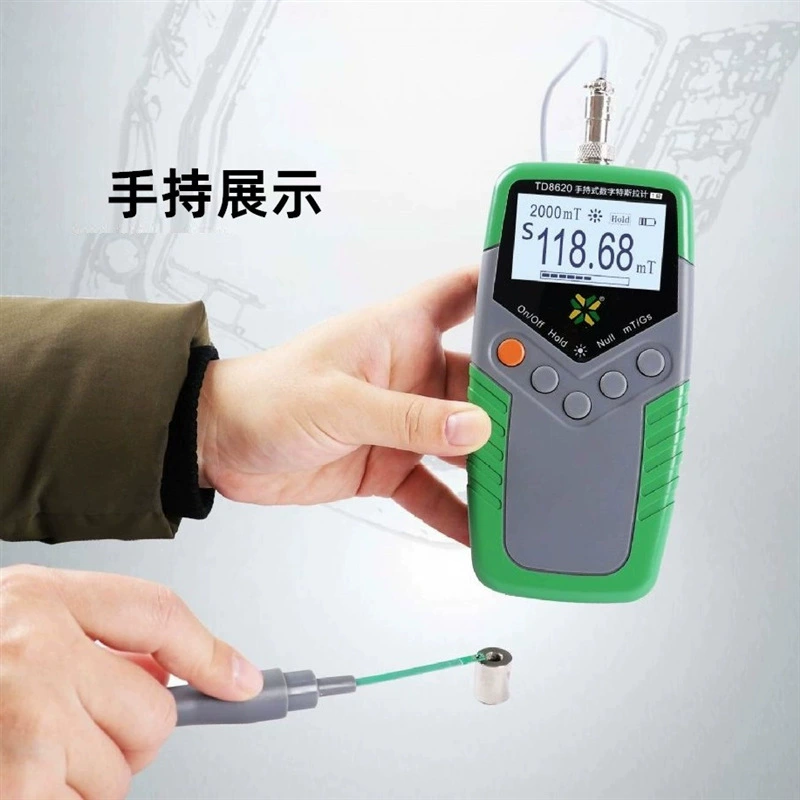 Магнитометр TD8620 портативный цифровой Тесламетр магнитный детектор магнитного поля TD8620
