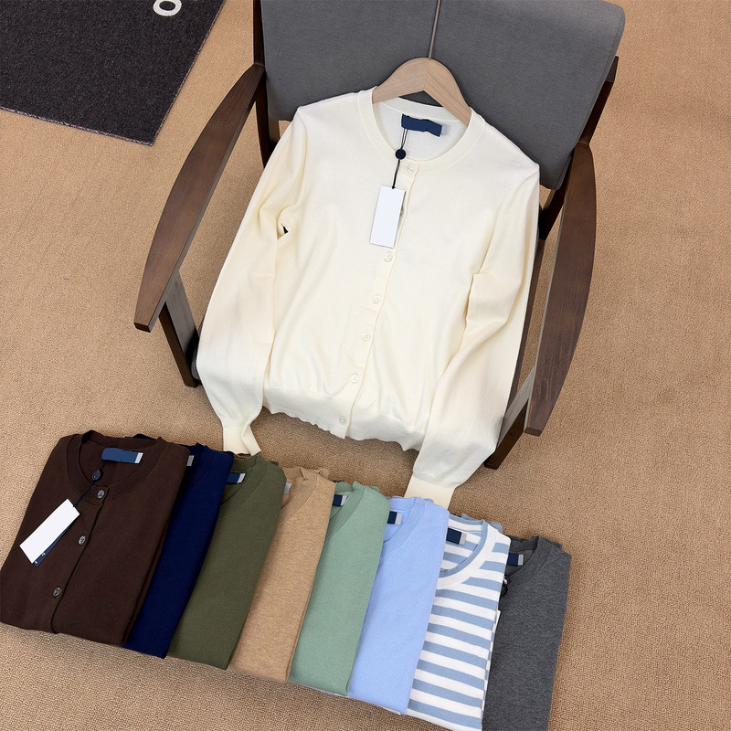 【Scannable】RL Ralph Lauren Horse Logo Cotton Knit Cardigan Casual Slimming Knit Jacket 【Scannable】RL Ralph Lauren Horse Logo Cotton Knit Cardigan Casual Slimming Knit Jacket