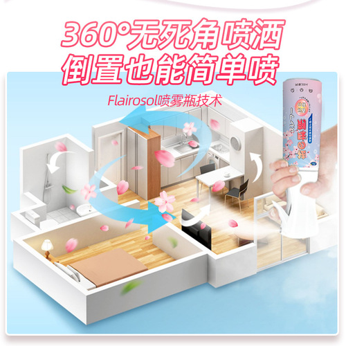 Clothing fragrance spray removes hot pot odor, deodorizes and removes odor, smoke odor freshener, long-lasting sterilization clothing artifact