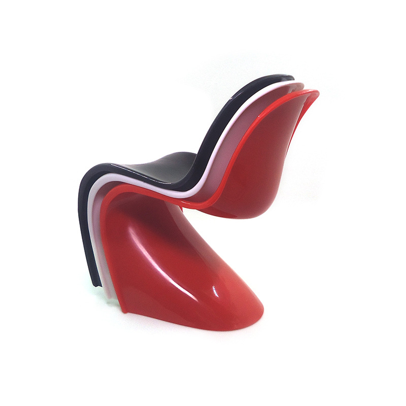 1:6 Dollhouse accesorios Dollhouse mini simulación 6 puntos bjd Big Pan Dong silla ocio casa modelo silla