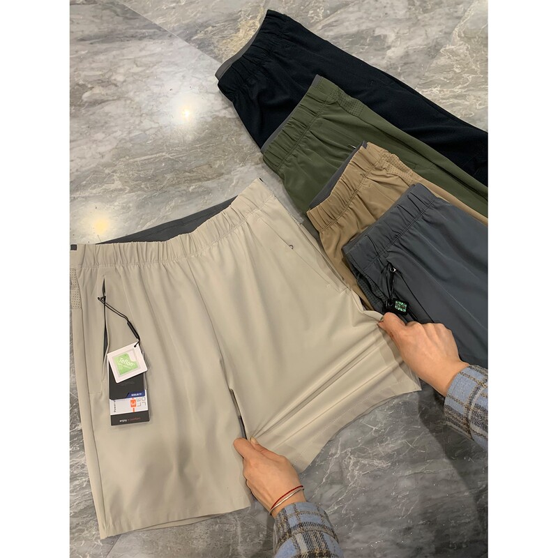 In Blue Men's Benefits! Lightweight, Highly Elastic, Water-Repellent, Moisture-Absorbent and Quick-Drying 3D-Cut Men's Casual Shorts