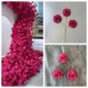 Simulation Rose Waterfall Floyd Rose Advanced Sense Shopping Mall Layout Net Red Flower Wall Pin Wedding Flowers