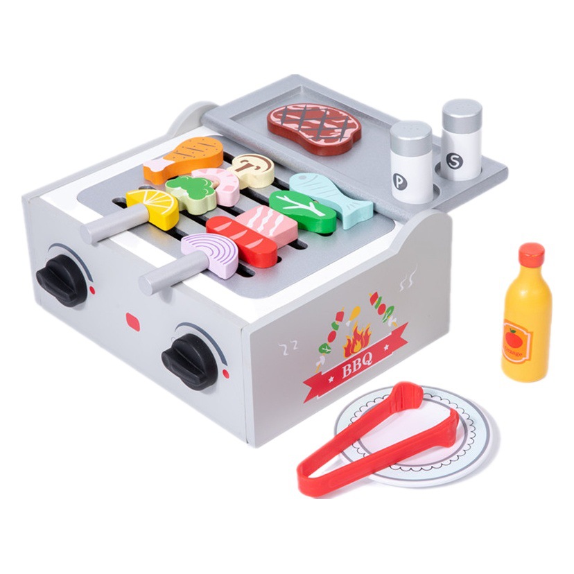 Simulación para niños horno de pizza de madera corte de pizza cocina play house educación temprana juguetes educativos 3-6 años