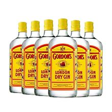 哥顿金酒 南非格顿GORDON'S 南非金酒歌顿杜松子酒 750ml*6瓶装