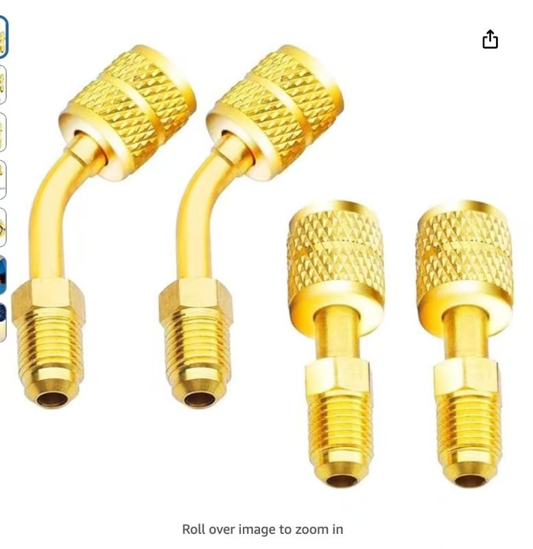 Herramienta de conversión de reparación de aire acondicionado de conector de conversión de R410-R22