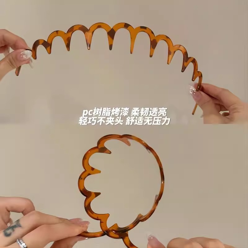 Doble uso para el acabado del cabello roto artefacto de gran onda de cabello nuevo aumento de la parte superior del cráneo, la cabeza de la cabeza de la tarjeta de cabello de mar adornamiento para el cabello