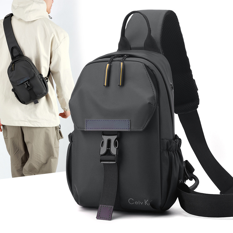 Bolso de pecho para hombre al por mayor nuevo estilo bolso de mensajero de ocio deportivo al aire libre bolso de hombro portátil de viaje de negocios de gran capacidad marea