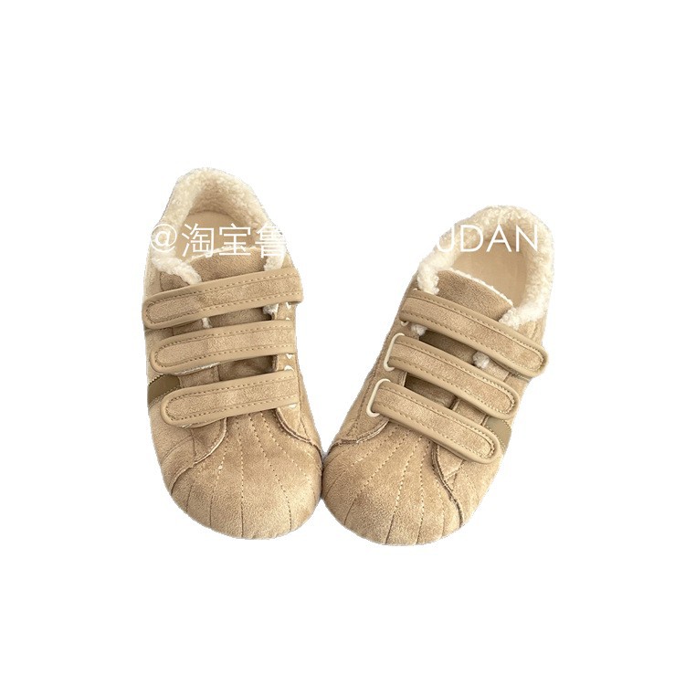 Zapatos Burken cálidos otoño y invierno de 2025, nuevos zapatos blancos retrógrados con suela gruesa, zapatos de entrenamiento ultraligeros y cómodos para mujeres