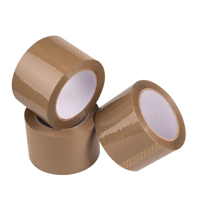 Fabricante al por mayor cinta de sellado bopp café tierra sepia embalaje expreso cinta de sellado de alta viscosidad