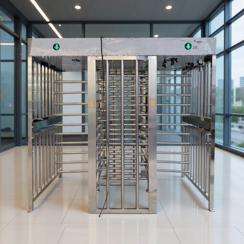 厂家直销 智能云访客门禁 全自动十字转闸AB门 人脸识别防尾随