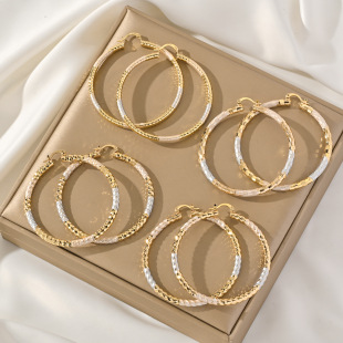 �W��18K��ɫ60mm��⺆�s�߼��ж�Ȧ���|Ůʿ�AȦ�p���OӋ�ж��