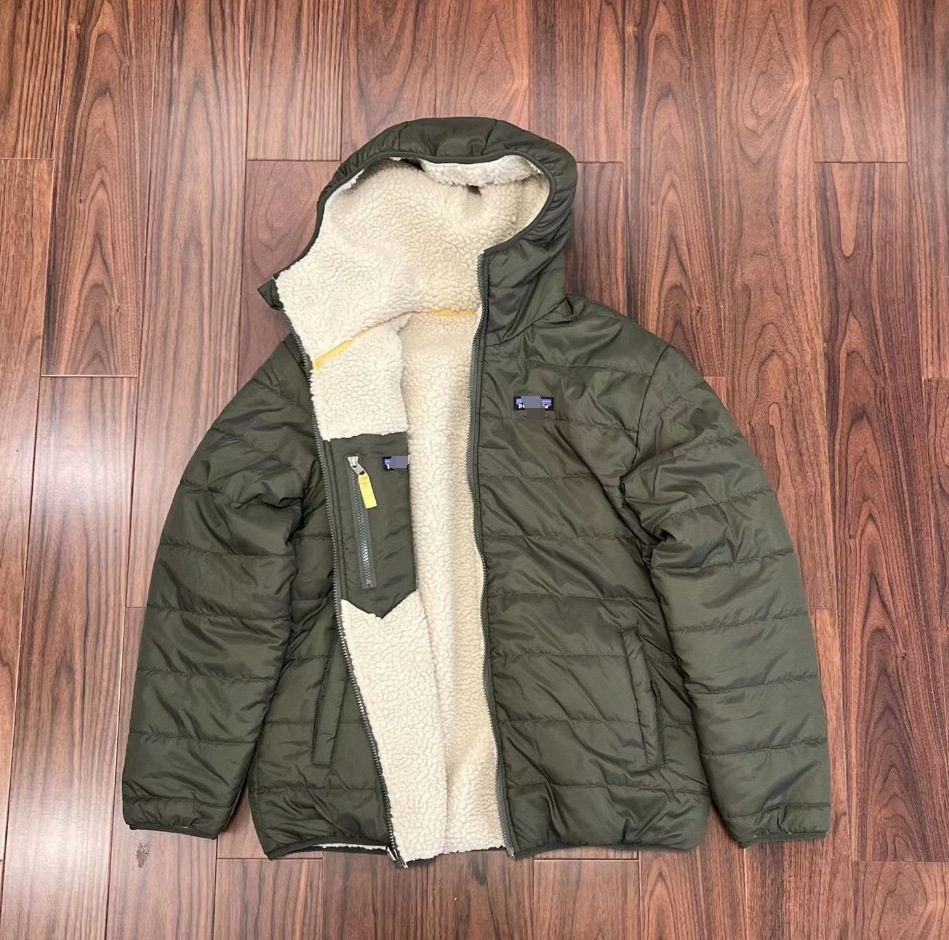 Abrigo de Lana de Cordero para Exteriores, de Doble Cara, con Capucha, Grueso y Cálido, para Parejas