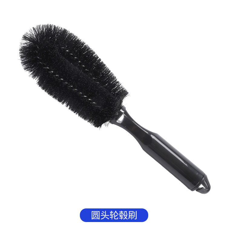 DM-088 라운드 헤드 휠 허브 브러시드 블랙