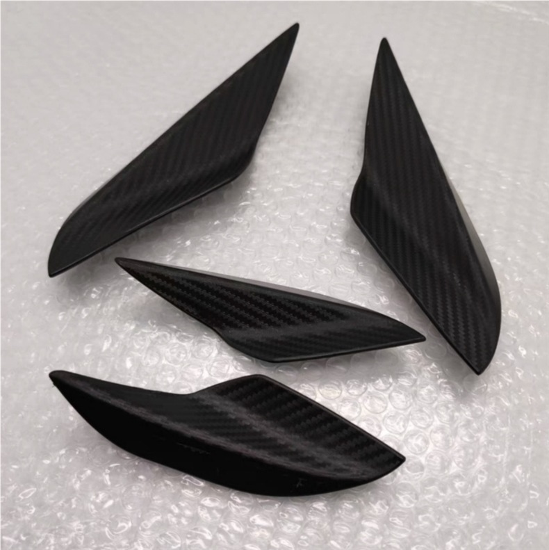 Universal car wind knife modification front shovel spoiler decorative sticker