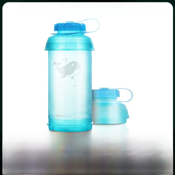 Factory Supply Food Grade TPU Outdoor 750ml Foldable Soft Kettle Sports Water Cup Portable Water Bottle Multi-color