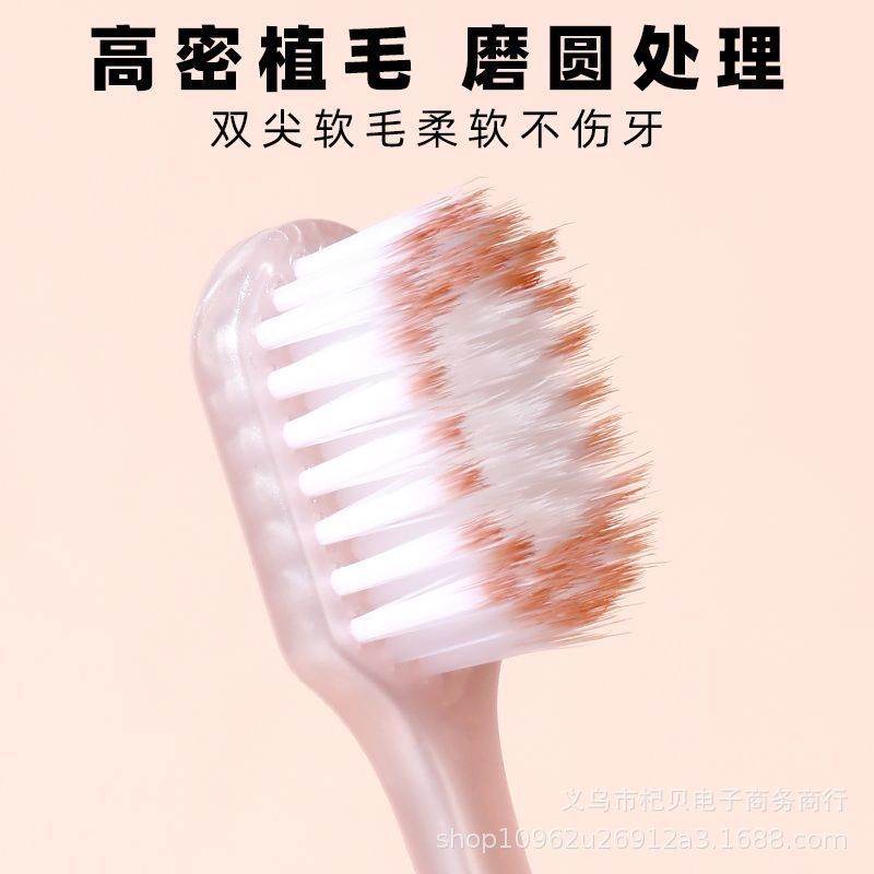 Cepillo de dientes de pelo suave de alta calidad para parejas de encías para adultos, protector de encías para hombres y mujeres, anti-deslizante, limpieza profunda para el hogar, cabeza ancha, productos genuinos