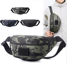 胸包男斜挎包2025新款户外迷彩背包大容量运动骑行手机包腰包便携