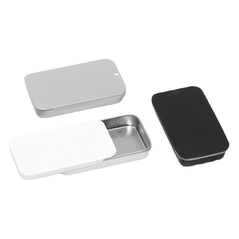 En stock caja al por mayor de hojalata Push-Pull e-sports juego móvil cubierta de dedo caja vacía caja de bálsamo sólido antiguo