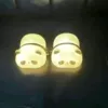 Two glowing pandas (controlled switching and lighting)