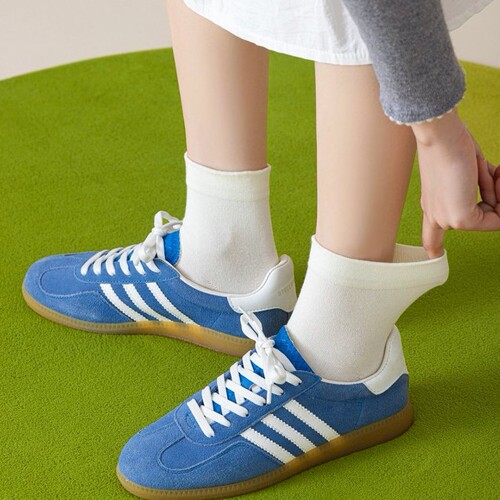 Short socks for women's spring and summer short cotton maternity socks 2026 new summer white boneless pile socks short socks
