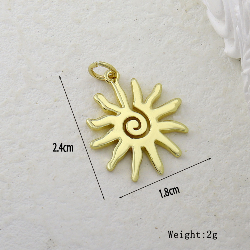 3g Weight Pendant Jewelry Making Type DIY Jewelry Accessories Classification 1 Piece Quantity Copper Material Animal Pattern All Seasons Season Plating Design Vintage Style, Classic Style Style 1 Piece Copper Animal Pendant 8