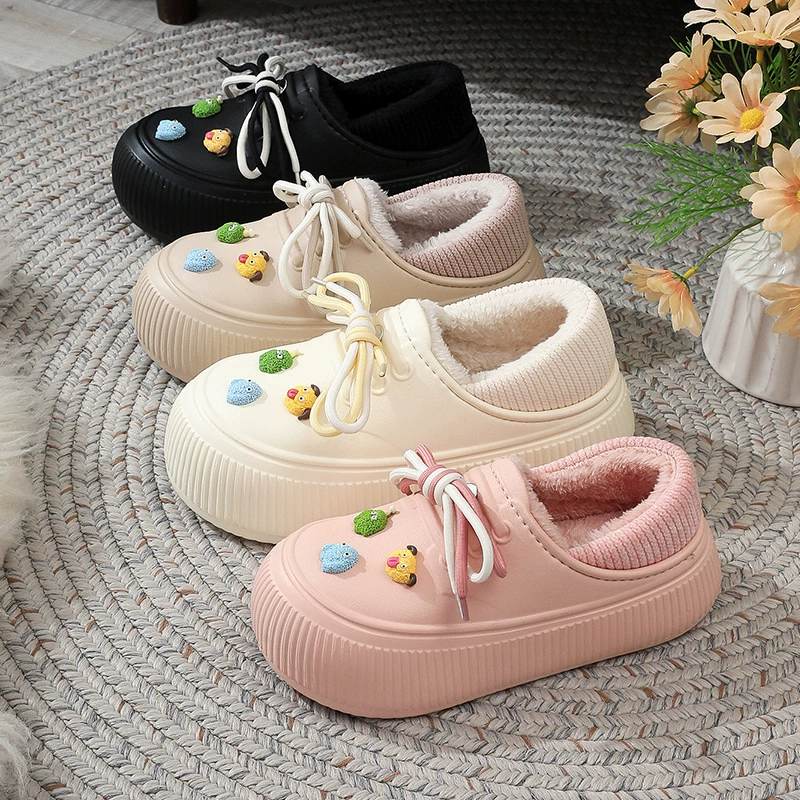 Хлопковая обувь для женщин зимой легкая водонепроницаемая хлопковая обувь