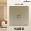 Computer socket golden color