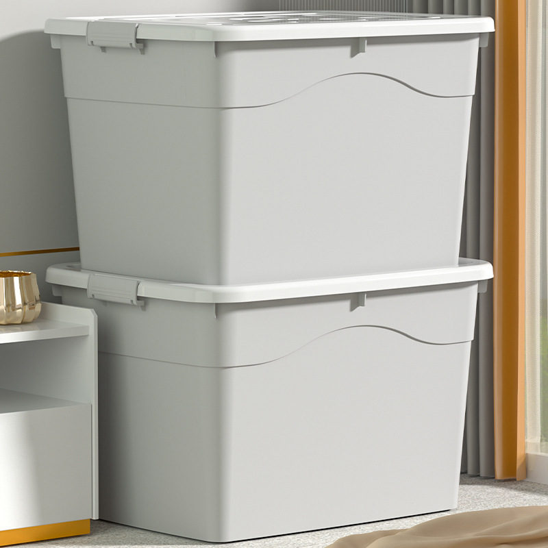 Wholesale Thickened Storage Box Plastic Large Storage Box Household Clothes Quilt Toy Finishing Box Car Storage Box