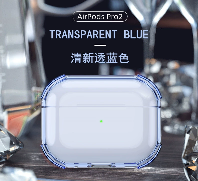 Protective Case (Apple AirPods) — Compatible with Pro/3/4/2/1, Transparent, Keyring