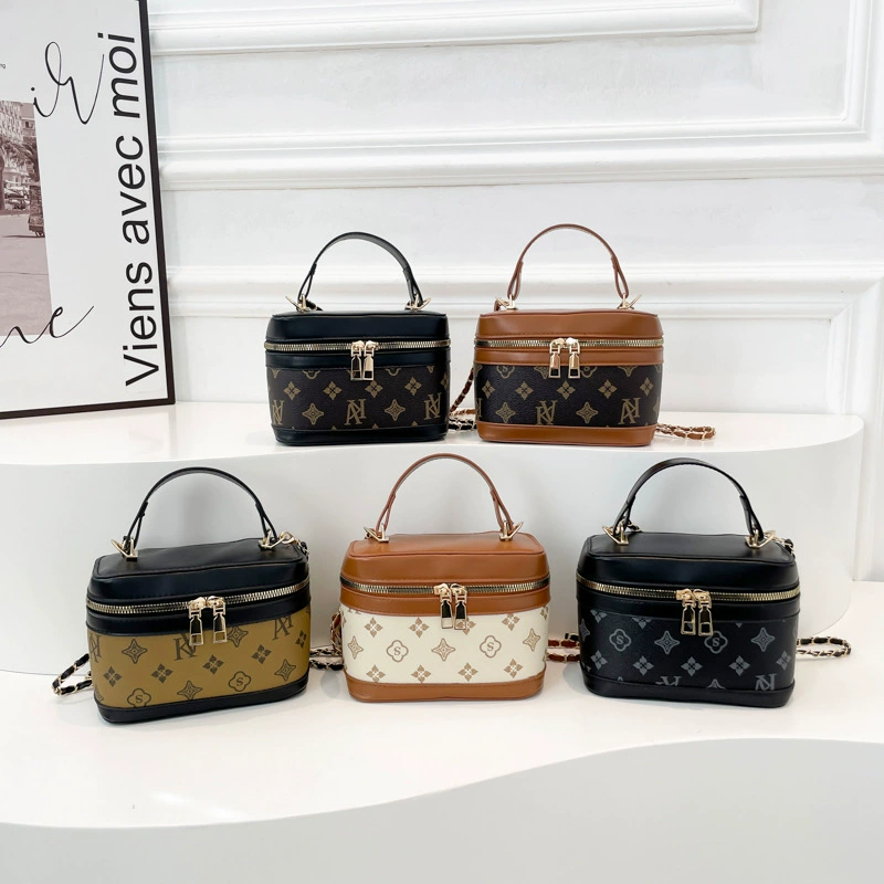 Fashionable box, one-shoulder bag, shoulder bag, cosmetic bag, high-end