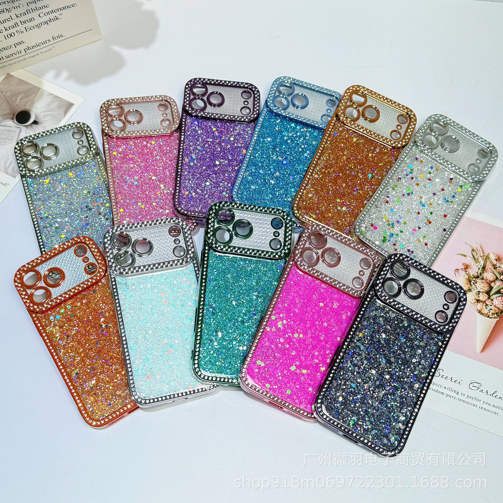 电镀带钻手机壳适用苹果iphone17pro/17promax/16plus防摔保护套