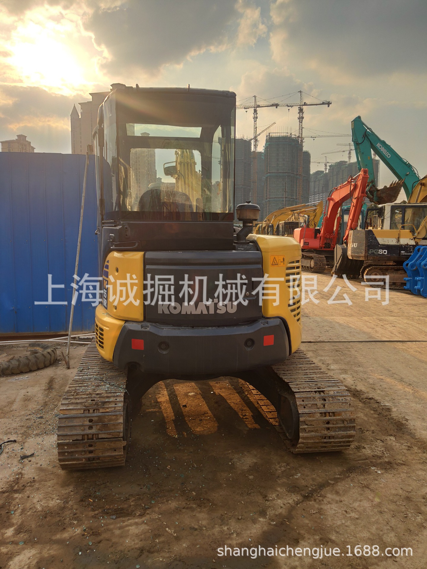 5.5吨钩机二手Komatsu小松PC55挖掘机