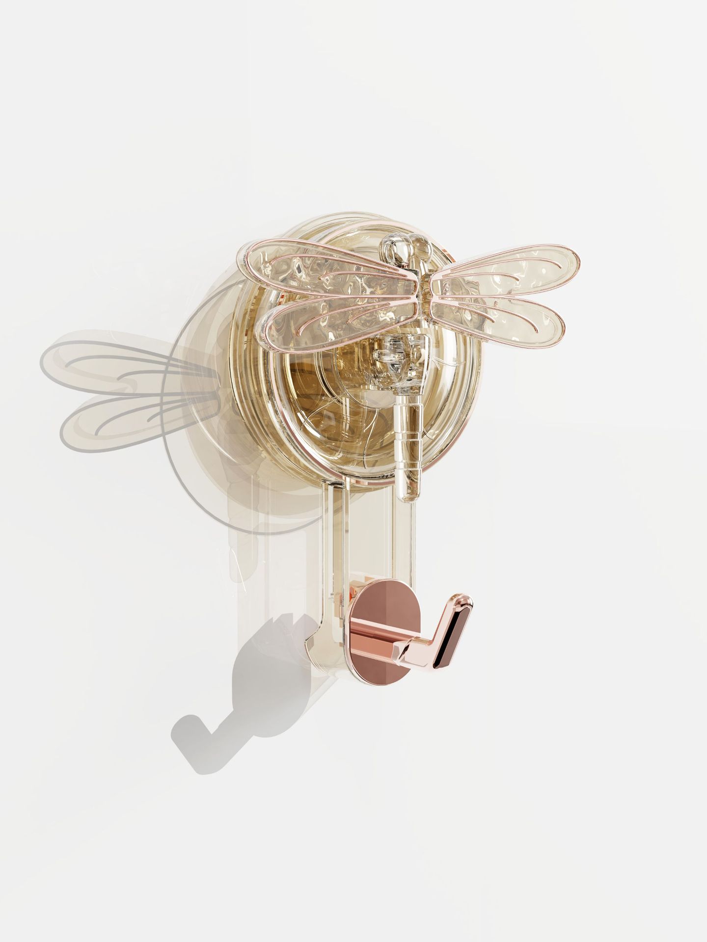 Ligero y lujoso hogar sin perforación gancho de ventosa fuerte toalla de ventosa de vacío cocina gancho adhesivo sin rastro gancho