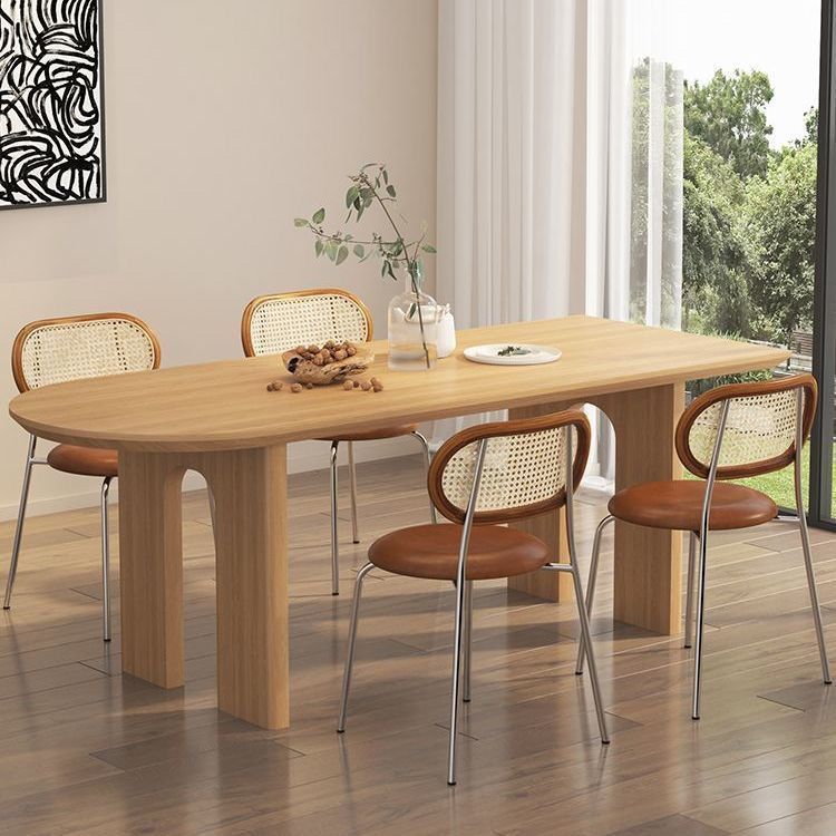 Nordic Solid Wood Island Table for Home Small Apartment Wall-Mounted Semi-Circular Living Room Long Desk Office Dining Table Integrated Dining Table